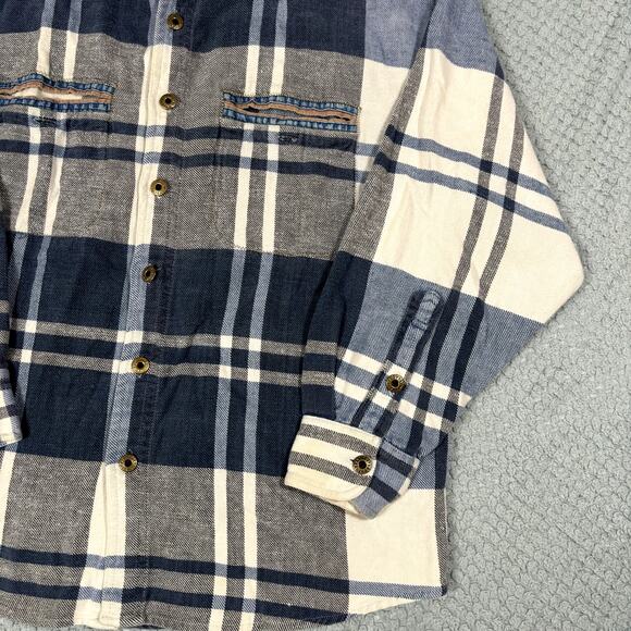 Fryday Club NRK Cotton Plaid Flannel Button Shirt Sz XXL - Picture 3 of 8